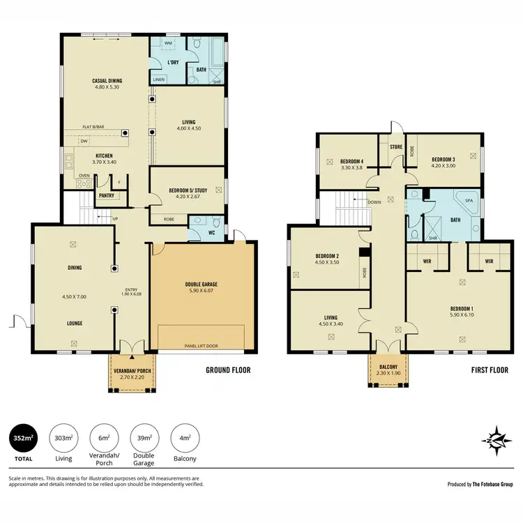 Floorplan of Homely house listing, 332 Mawson Lakes Boulevard, Mawson Lakes SA 5095
