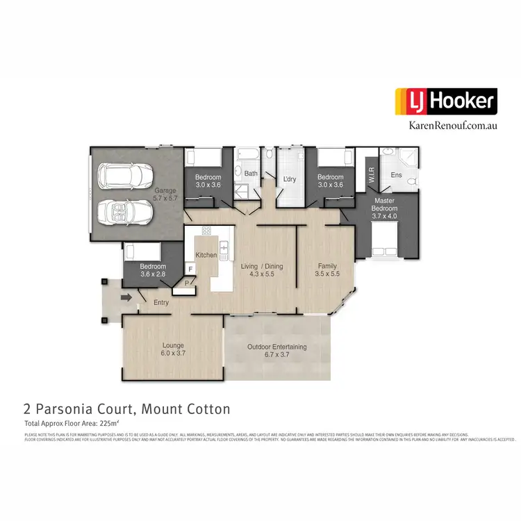 Floorplan of Homely house listing, 2 Parsonia Court, Mount Cotton QLD 4165