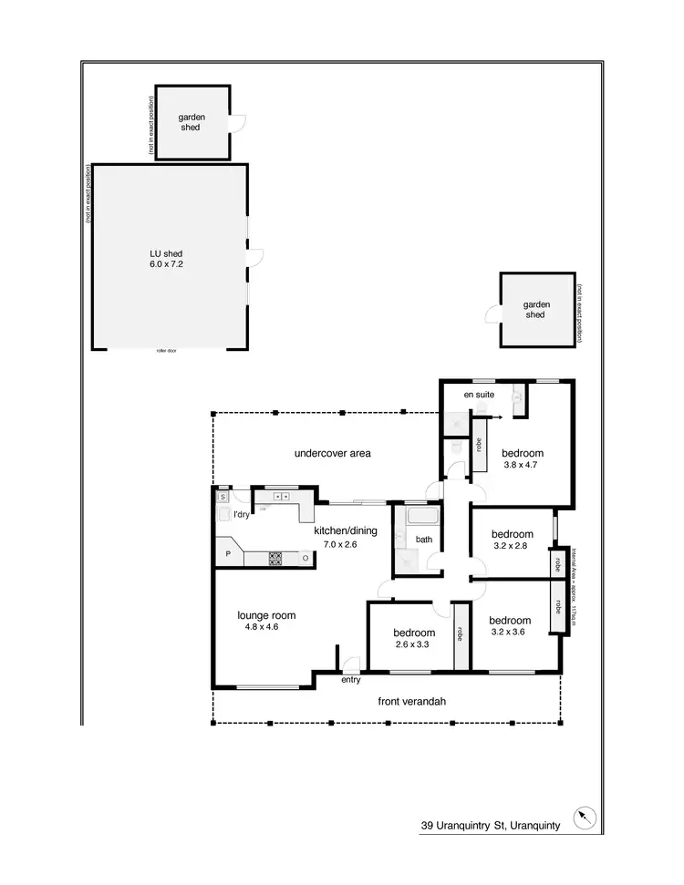 Floorplan of Homely house listing, 39 Uranquintry Street, Uranquinty NSW 2652
