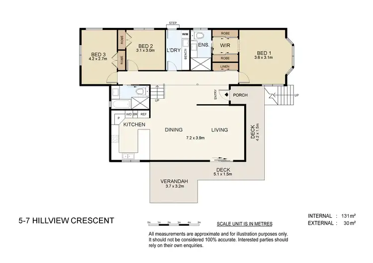 Floorplan of Homely house listing, 5-7 Hillview Crescent, Bahrs Scrub QLD 4207