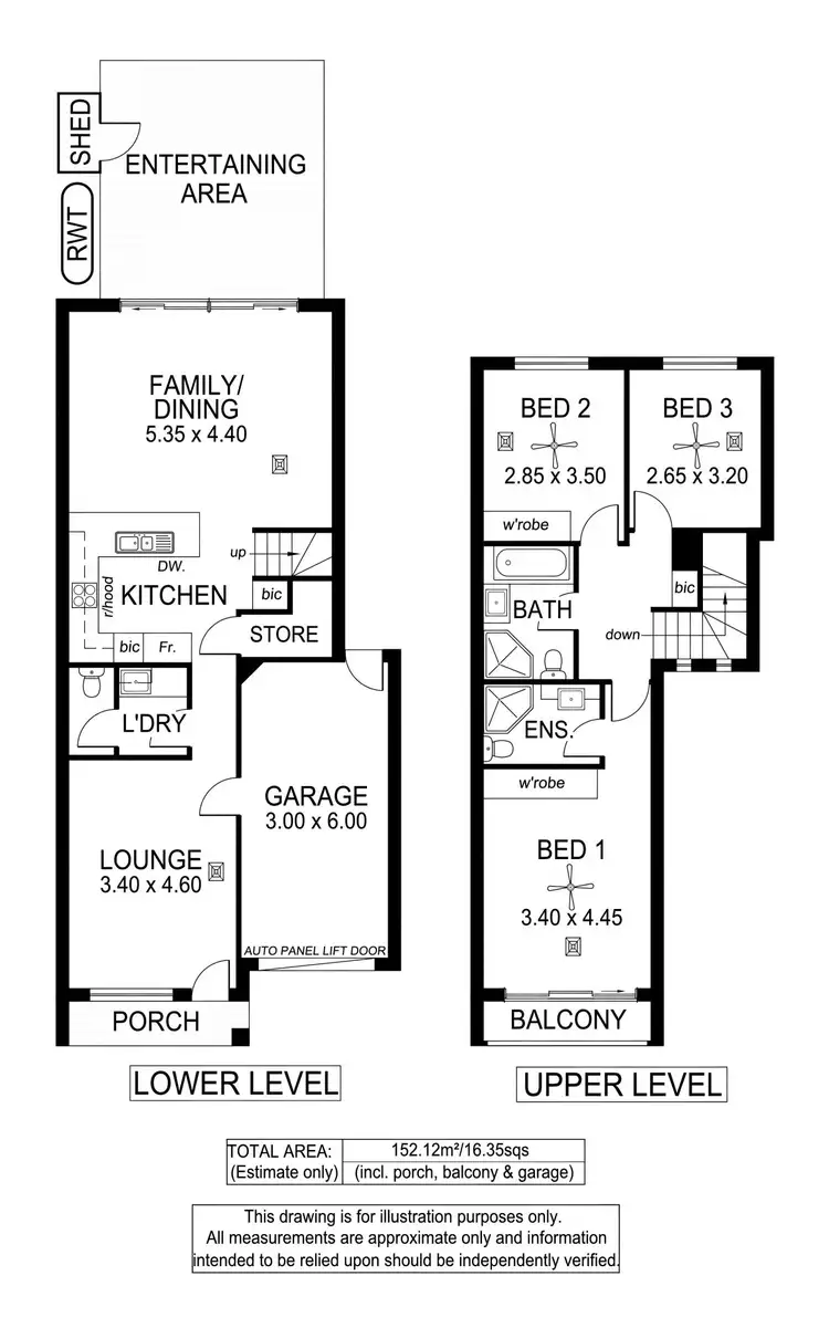Floorplan of Homely townhouse listing, 20A Ramsay Avenue, Seacombe Gardens SA 5047