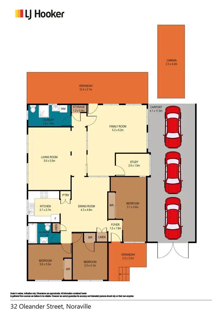 Floorplan of Homely house listing, 32 Oleander Street, Noraville NSW 2263