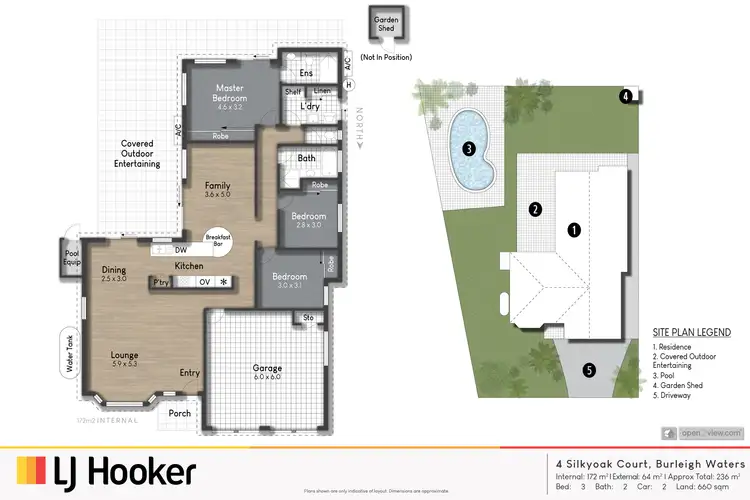 Floorplan of Homely house listing, 4 Silkyoak Court, Burleigh Waters QLD 4220