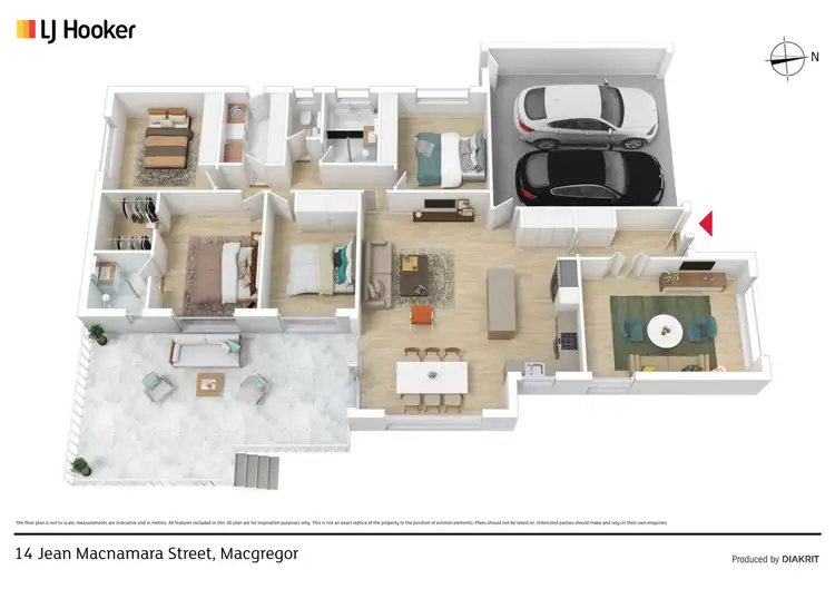 Floorplan of Homely house listing, 14 Jean Macnamara Street, Macgregor ACT 2615