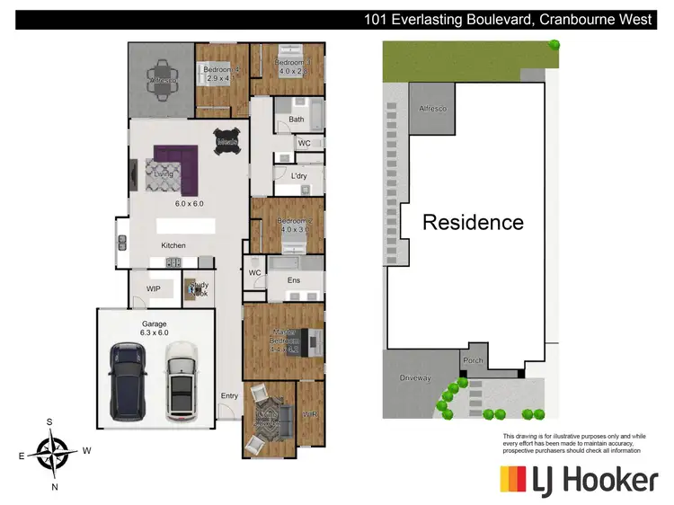 Floorplan of Homely house listing, 101 Everlasting Boulevard, Cranbourne West VIC 3977
