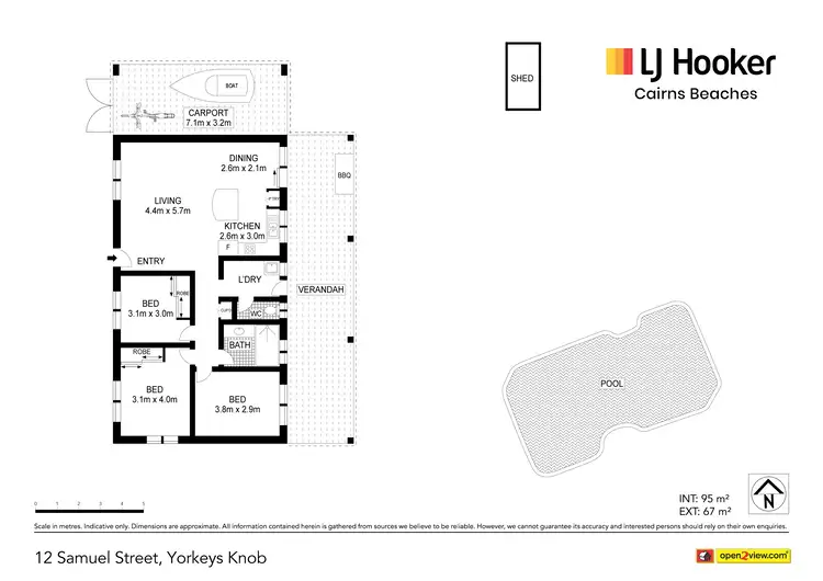 Floorplan of Homely house listing, 12 Samuel Street, Yorkeys Knob QLD 4878