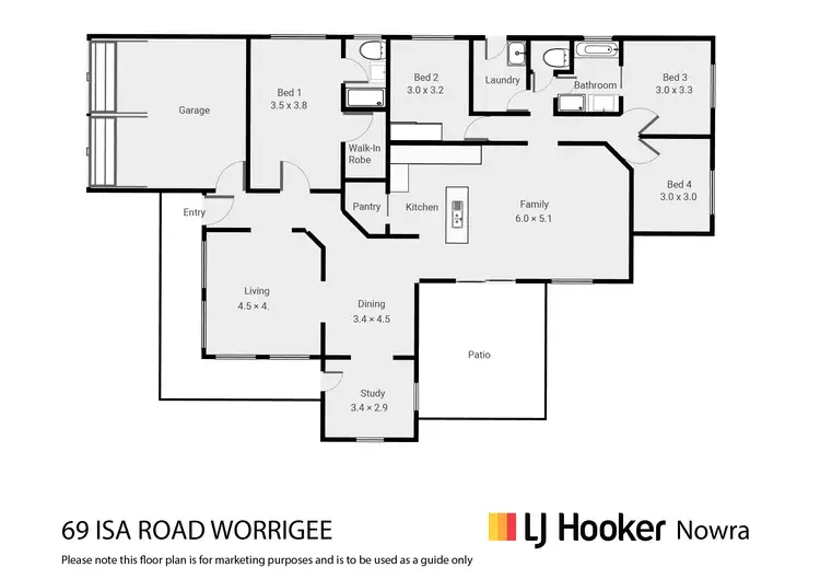 Floorplan of Homely house listing, 69 Isa Road, Worrigee NSW 2540