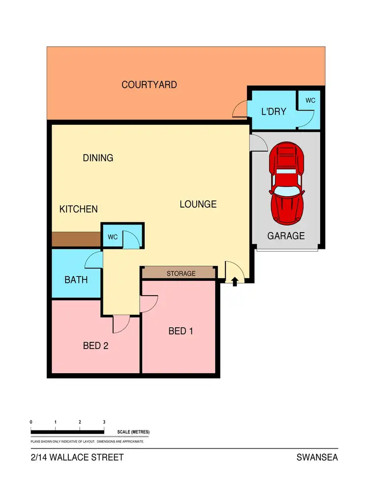 Floorplan of Homely villa listing, 2/14 Wallace Street, Swansea NSW 2281