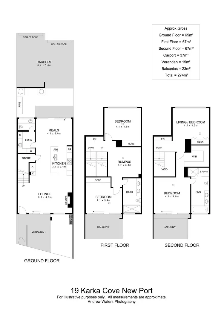 Floorplan of Homely townhouse listing, 19 Karka Cove, New Port SA 5015