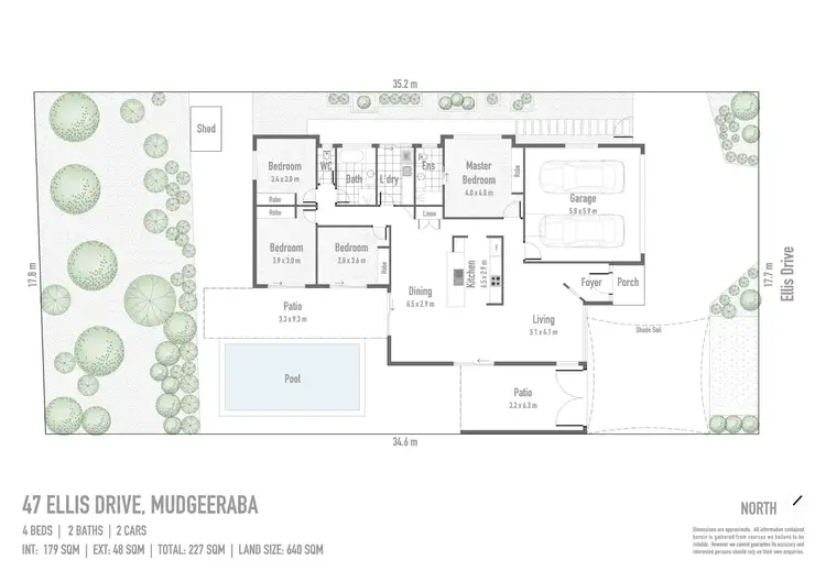 Floorplan of Homely house listing, 47 Ellis Drive, Mudgeeraba QLD 4213