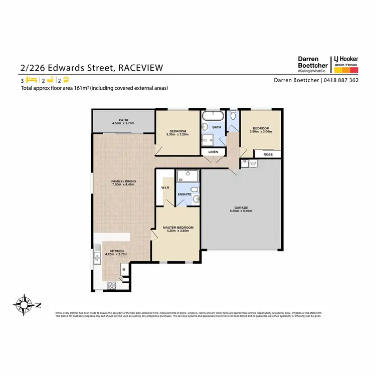 Floorplan of Homely unit listing, 2/226 Edwards Street, Raceview QLD 4305