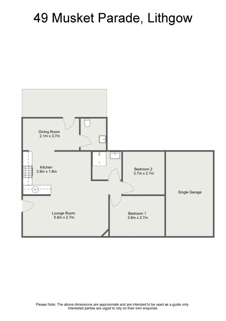 Floorplan of Homely house listing, 49 Musket Parade, Lithgow NSW 2790
