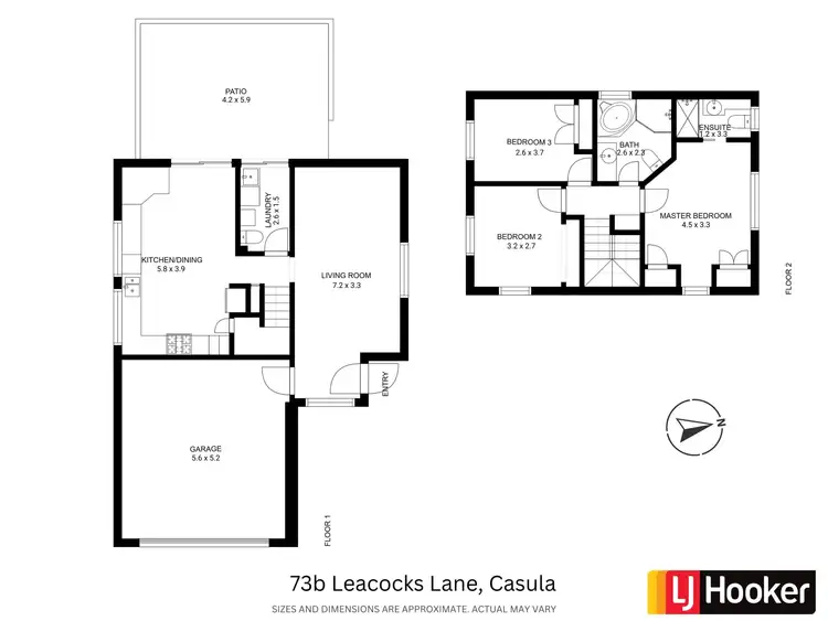 Floorplan of Homely house listing, 73B Leacocks Lane, Casula NSW 2170