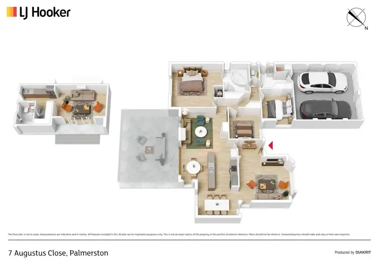 Floorplan of Homely house listing, 7 Augustus Close, Palmerston ACT 2913