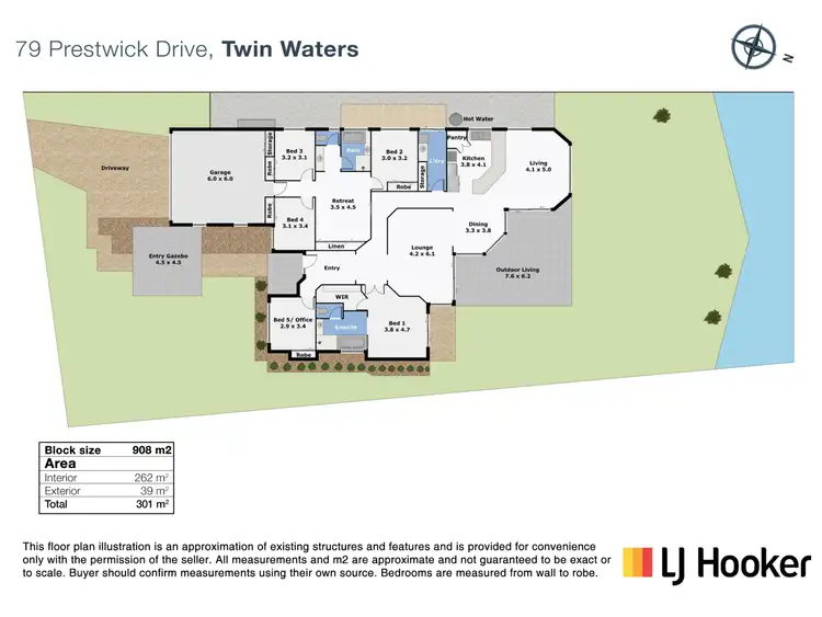 Floorplan of Homely house listing, 79 Prestwick Drive, Twin Waters QLD 4564