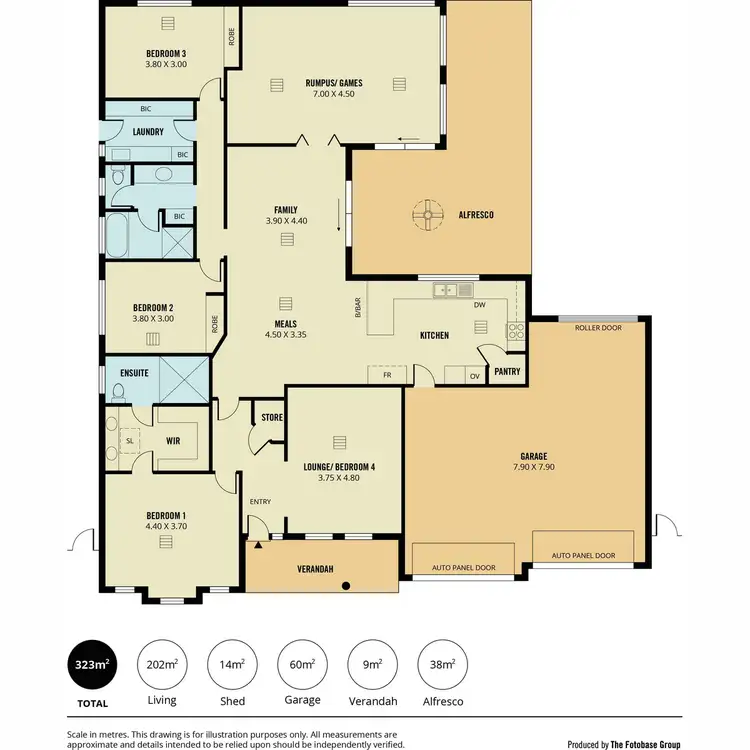 Floorplan of Homely house listing, 23 Rosella Street, Mawson Lakes SA 5095