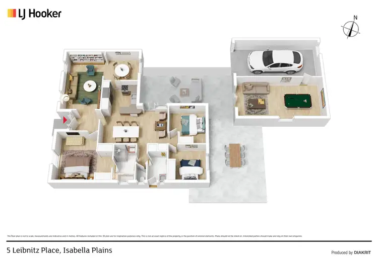 Floorplan of Homely house listing, 5 Leibnitz Place, Isabella Plains ACT 2905