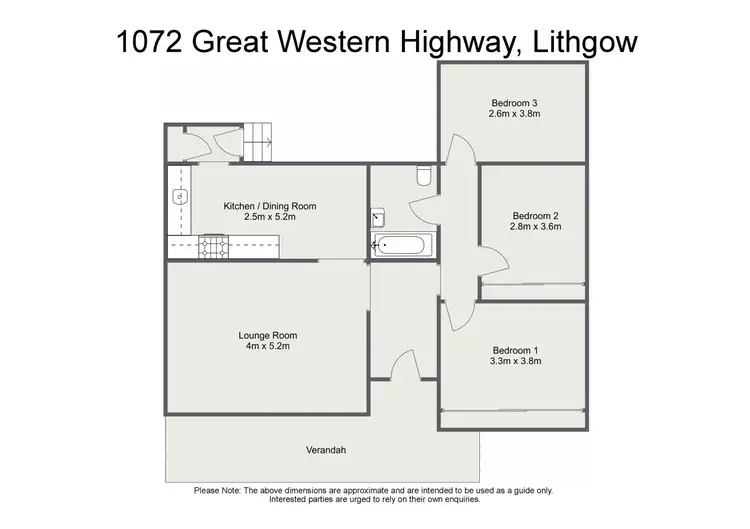 Floorplan of Homely house listing, 1072 Great Western Highway, Lithgow NSW 2790