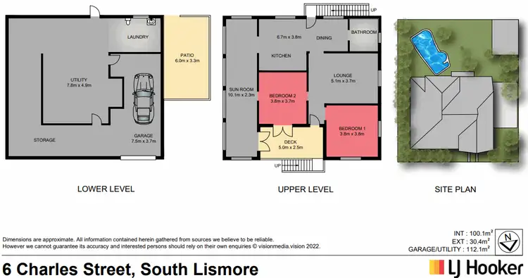 Floorplan of Homely house listing, 6 Charles Street, South Lismore NSW 2480