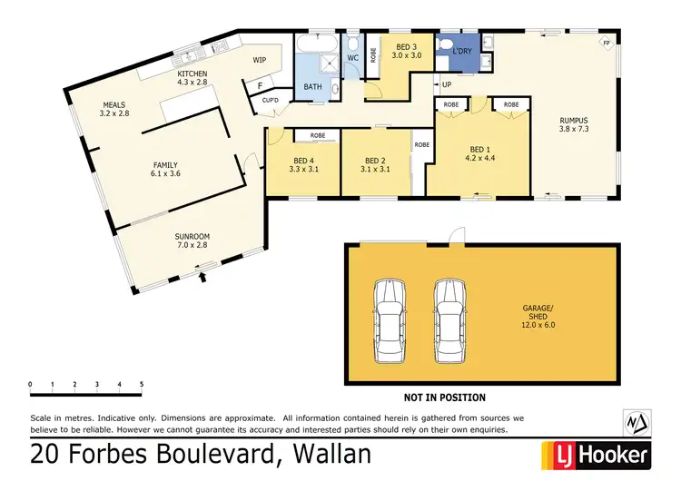 Floorplan of Homely house listing, 20 Forbes Boulevard, Wallan VIC 3756