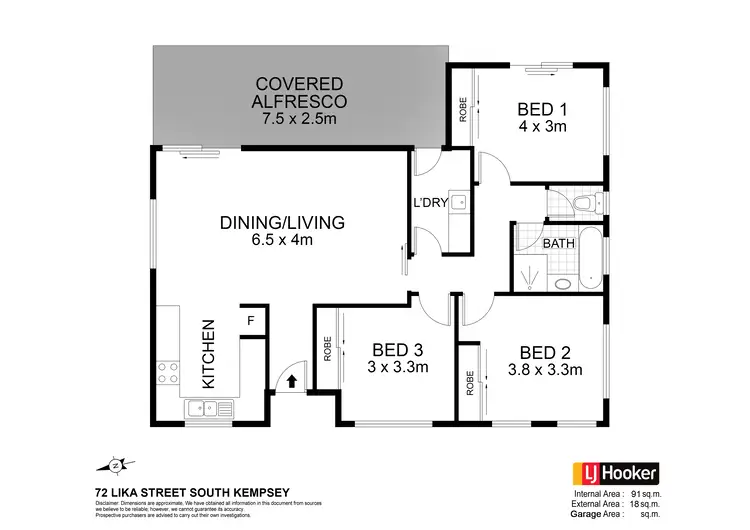 Floorplan of Homely rural property listing, 72 Lika Drive, South Kempsey NSW 2440