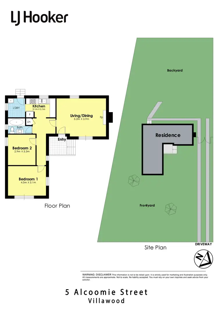 Floorplan of Homely house listing, 5 Alcoomie Street, Villawood NSW 2163