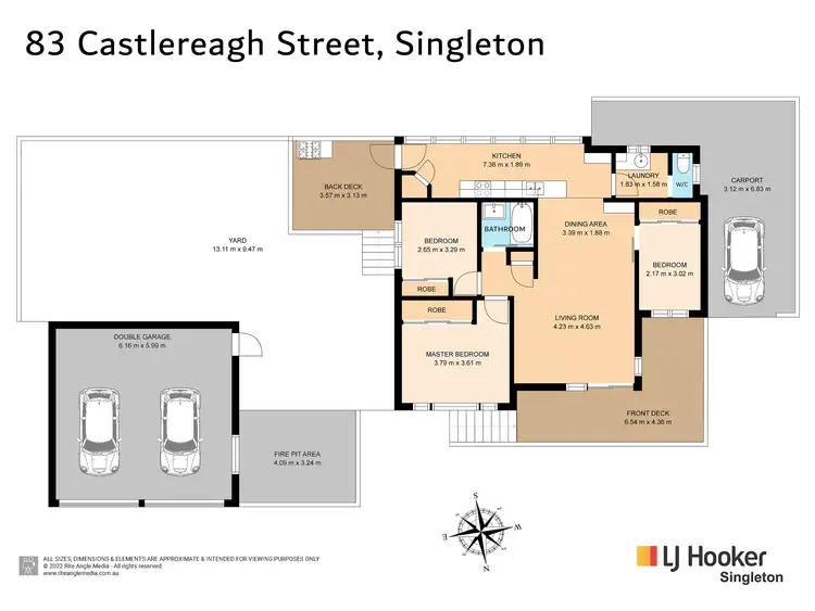 Floorplan of Homely house listing, 83 Castlereagh Street, Singleton NSW 2330