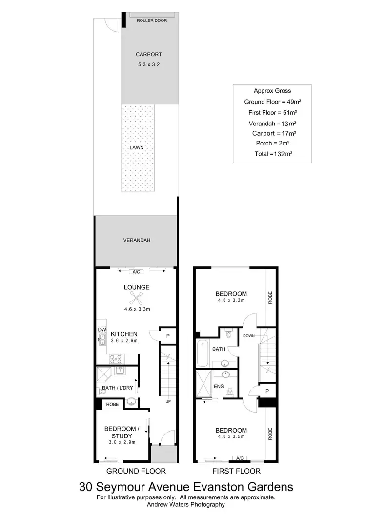 Floorplan of Homely townhouse listing, 30 Seymour Avenue, Evanston Gardens SA 5116