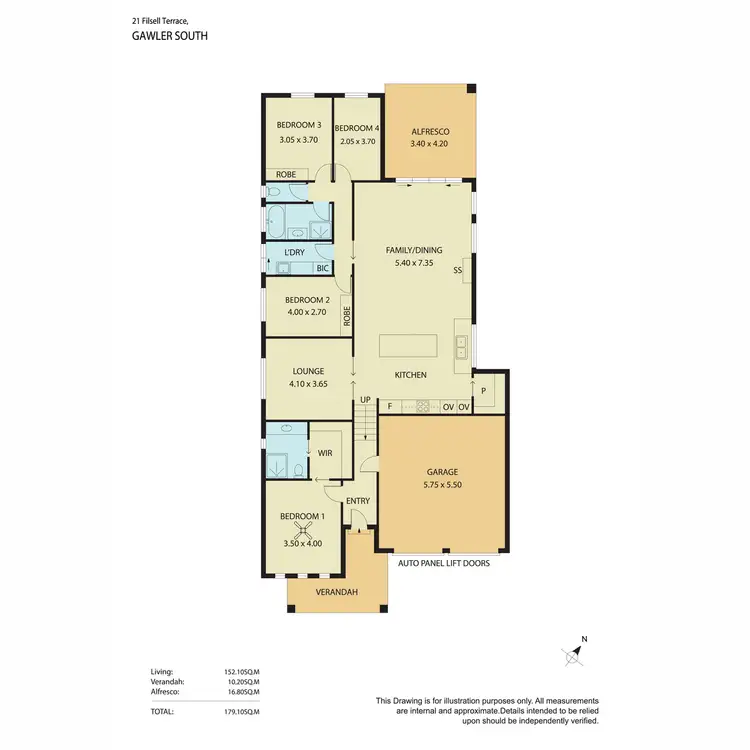 Floorplan of Homely house listing, 21 Filsell Terrace, Gawler South SA 5118