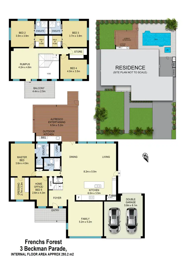Floorplan of Homely house listing, 3 Beckman Parade, Frenchs Forest NSW 2086