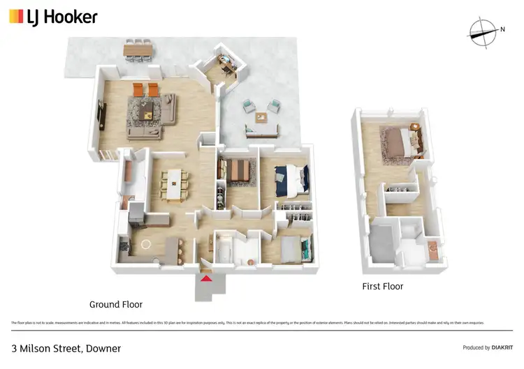 Floorplan of Homely house listing, 3 Milson Street, Downer ACT 2602