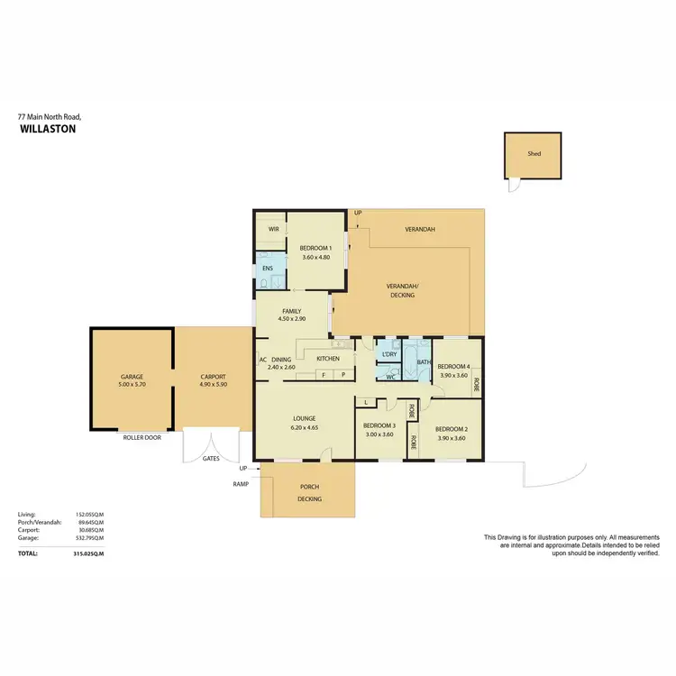 Floorplan of Homely house listing, 77 Main North Road, Willaston SA 5118