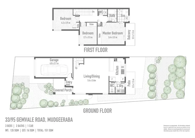 Floorplan of Homely townhouse listing, 33/95 Gemvale Road, Mudgeeraba QLD 4213