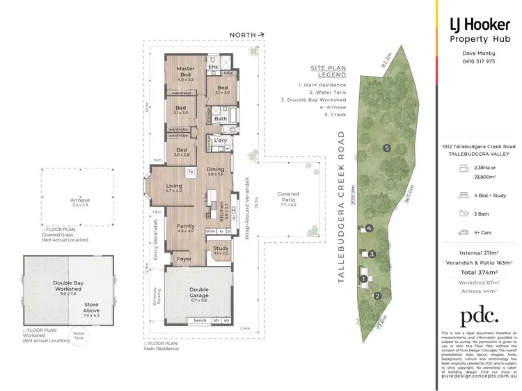 Floorplan of Homely rural property listing, 1012 Tallebudgera Creek Road, Tallebudgera Valley QLD 4228