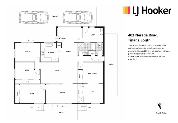 Floorplan of Homely house listing, 402 Nerada Road, Tinana South QLD 4650