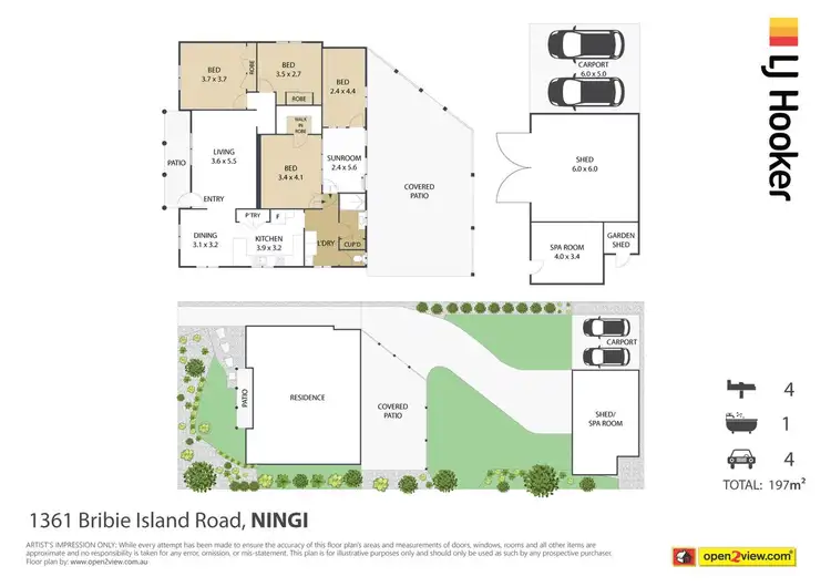 Floorplan of Homely house listing, 1361 Bribie Island Road, Ningi QLD 4511