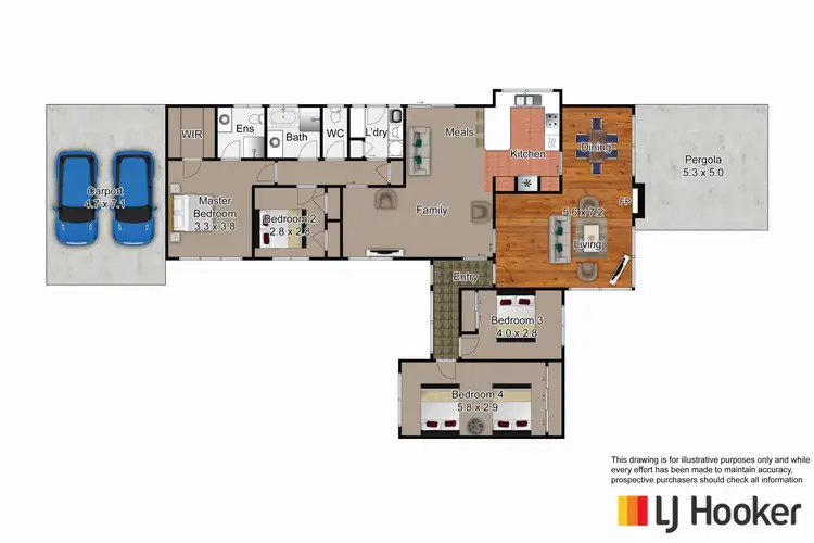 Floorplan of Homely house listing, 4 York Road, Berwick VIC 3806
