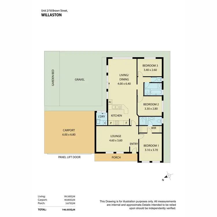 Floorplan of Homely villa listing, 2/18 Brown Street, Willaston SA 5118