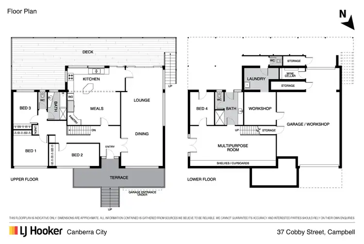 Floorplan of Homely house listing, 37 Cobby Street, Campbell ACT 2612