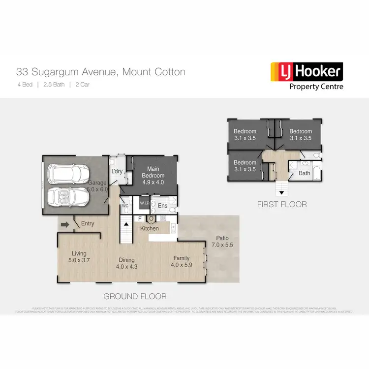Floorplan of Homely house listing, 33 Sugargum Avenue, Mount Cotton QLD 4165