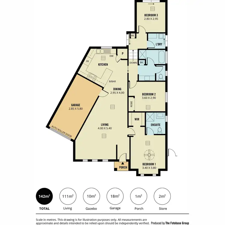 Floorplan of Homely house listing, 16A Shackleton Court, Greenwith SA 5125