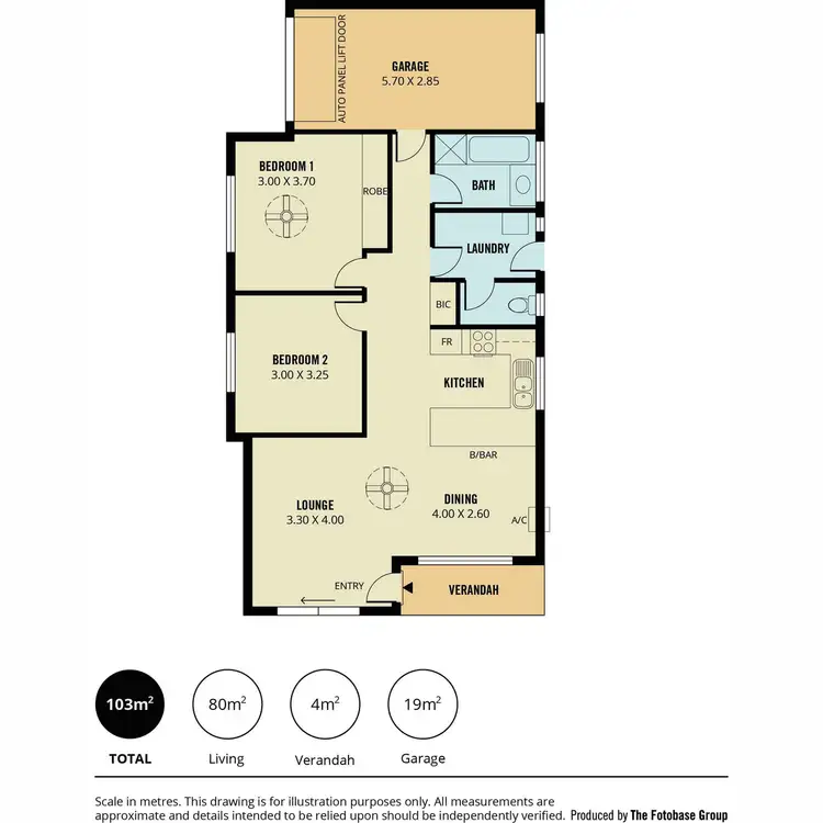 Floorplan of Homely house listing, 4/18 Kent Road, Keswick SA 5035