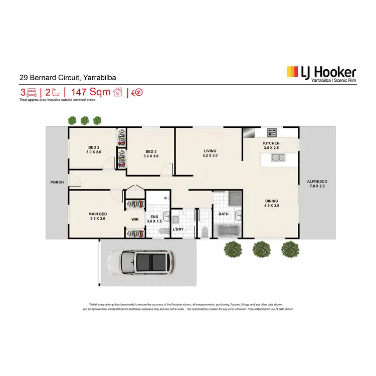 Floorplan of Homely house listing, 29 Bernard Circuit, Yarrabilba QLD 4207