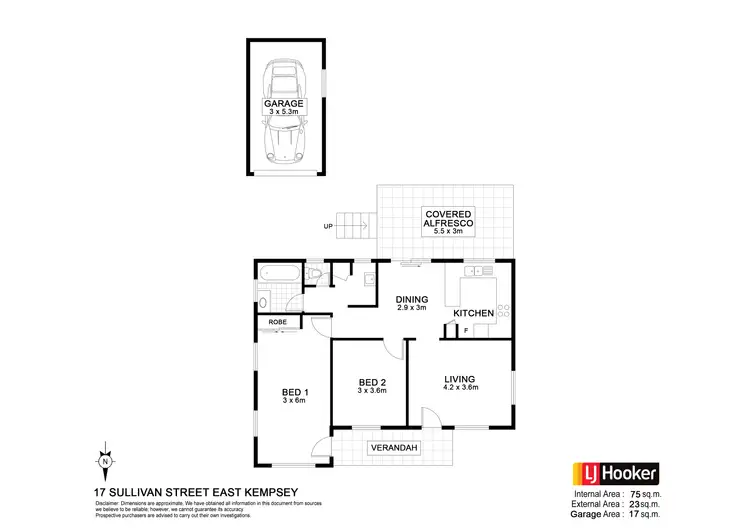 Floorplan of Homely house listing, 17 Sullivan Street, East Kempsey NSW 2440