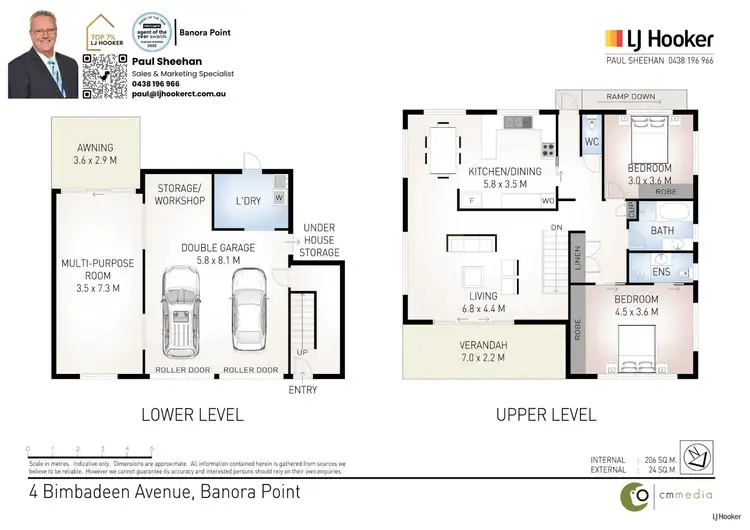 Floorplan of Homely house listing, 4 Bimbadeen Avenue, Banora Point NSW 2486