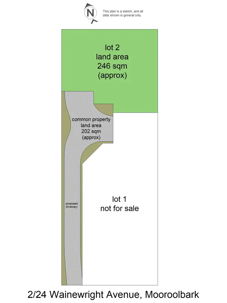 Floorplan of Homely land listing, Lot 2/24 Wainewright Avenue, Mooroolbark VIC 3138