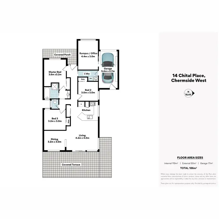 Floorplan of Homely house listing, 14 Chital Place, Chermside West QLD 4032