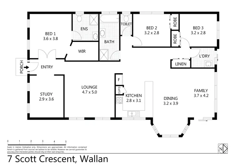 Floorplan of Homely house listing, 7 Scott Crescent, Wallan VIC 3756