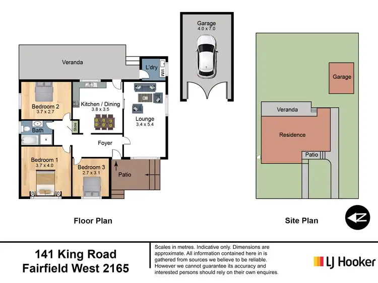 Floorplan of Homely house listing, 141 King Road, Fairfield West NSW 2165