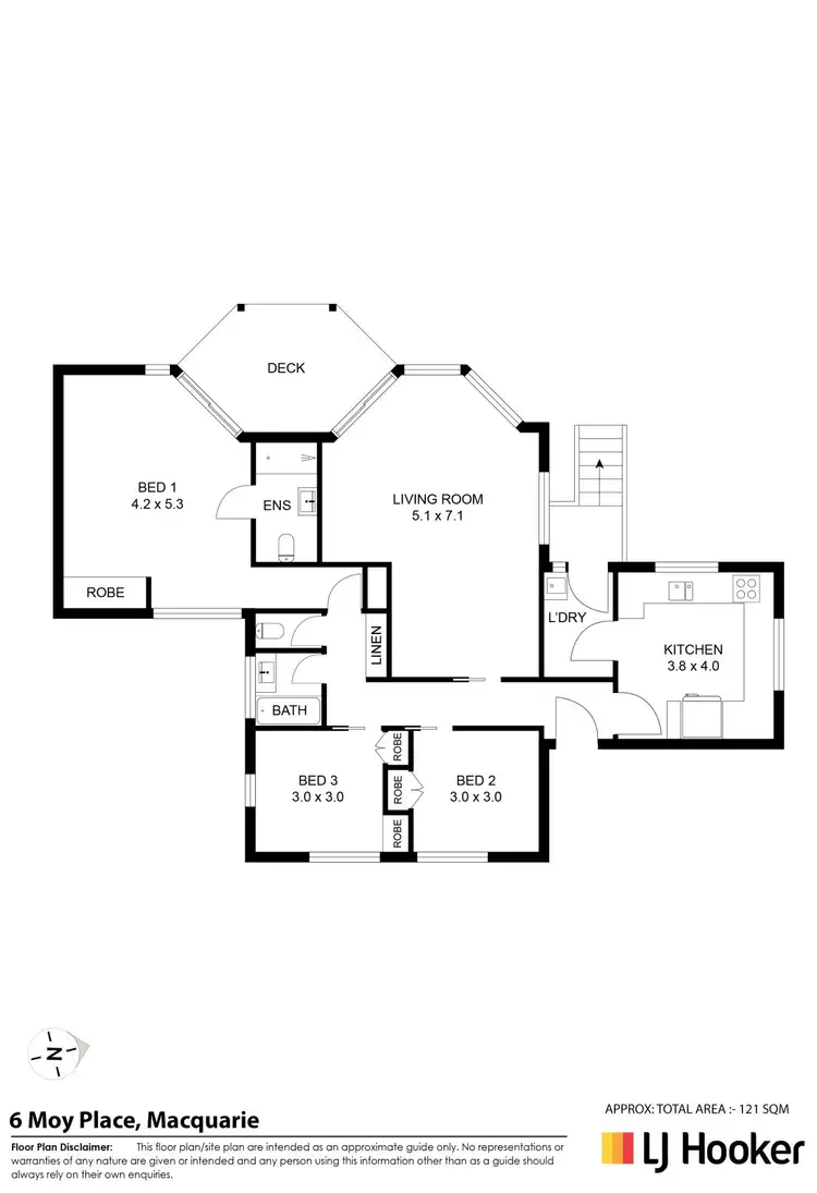 Floorplan of Homely house listing, 6 Moy Place, Macquarie ACT 2614